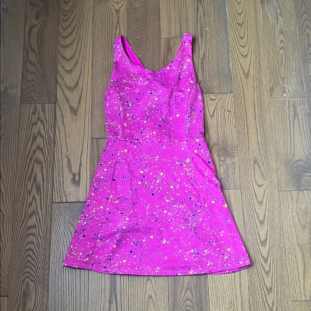 All in Motion Pink Kids athletic dress with skort - Picture 2 of 4